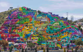 Colorful houses in Mexico